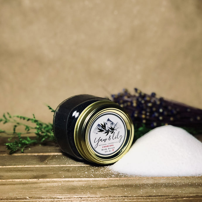 Sugar Body Scrub: Charcoal Detox